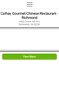 Mobile Screenshot of cathaygourmetchinese.com
